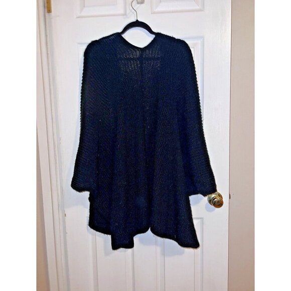 URBAN OUTFITTERS Women’s Sweater Black Chunky Knit Oversized Cocoon Cardigan OS - Picture 9 of 15